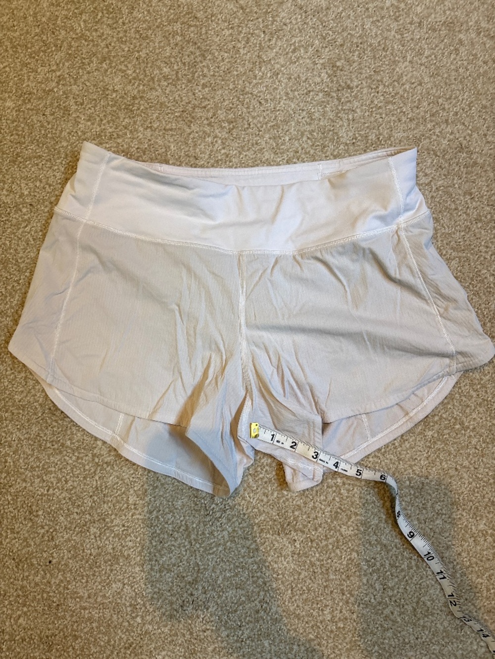 Lululemon Shorts, size 8 tall, white